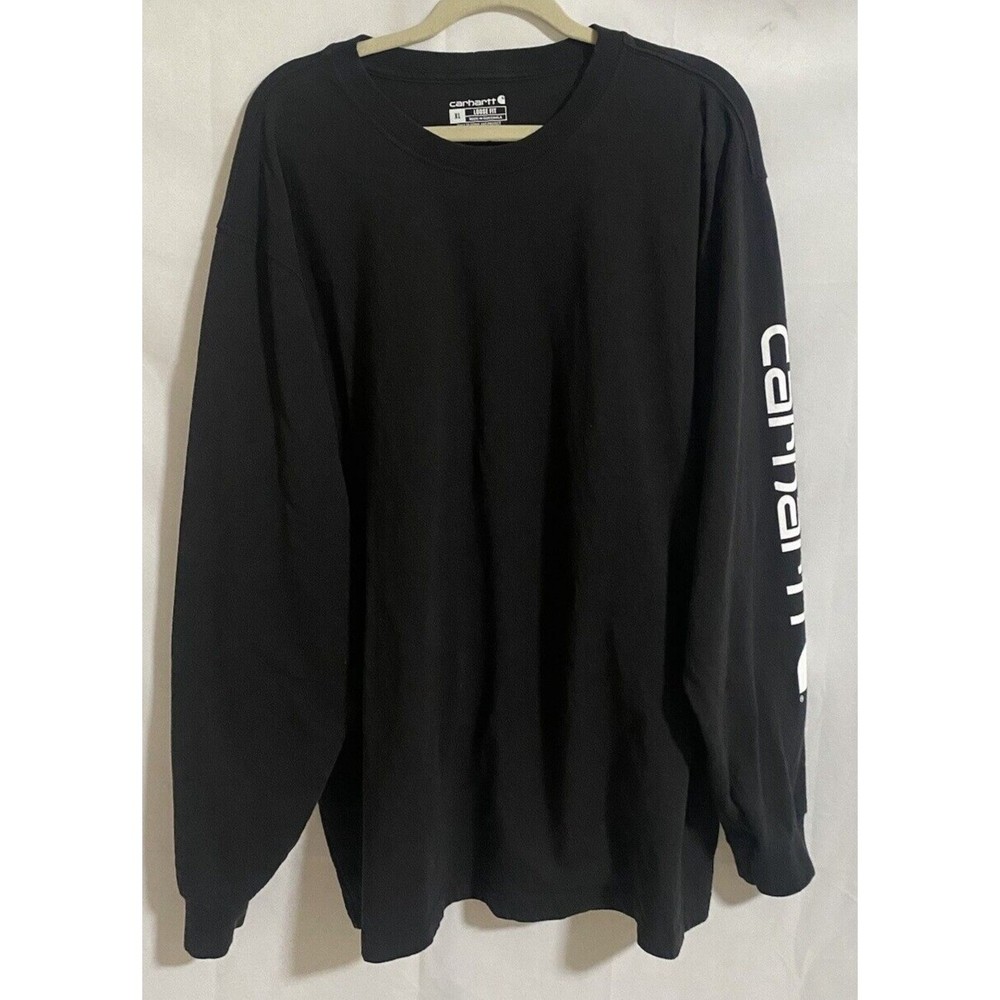 Carhartt Men's T-Shirt Sz. XL Long-Sleeve Graphic Logo
